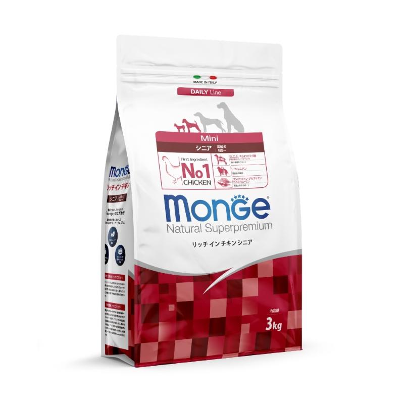 ［ATSU.Trading］Monge リッチインチキン シニア 3kg ＜販売登録承認制＞