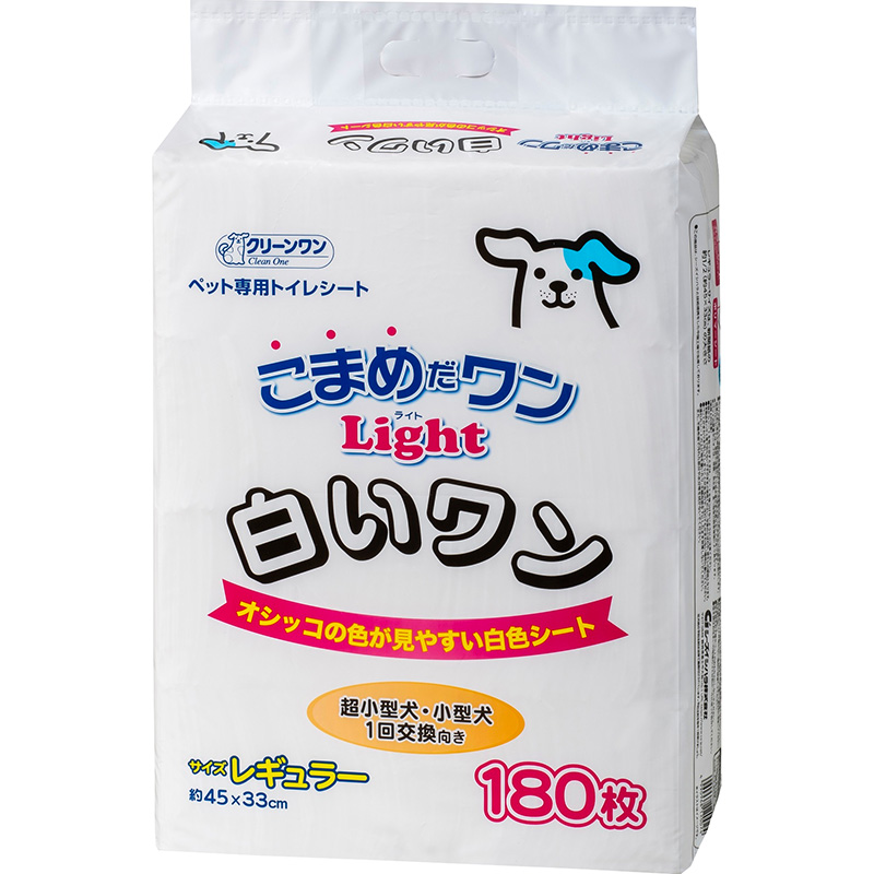 ［シーズイシハラ］こまめだワンライト 白いワン レギュラー 180枚