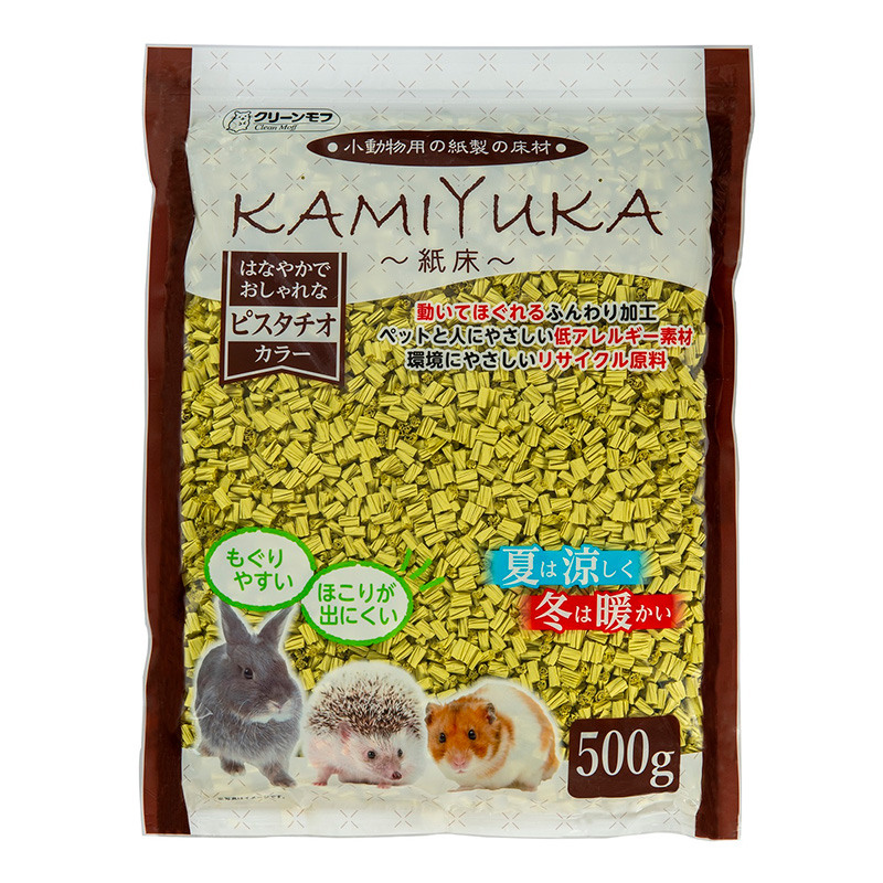 ［シーズイシハラ(直送)］KAMIYUKA 紙床 ピスタチオカラー 500g ※メーカー直送 ※発注単位・最低発注数量(混載5ケース以上)にご注意下さい