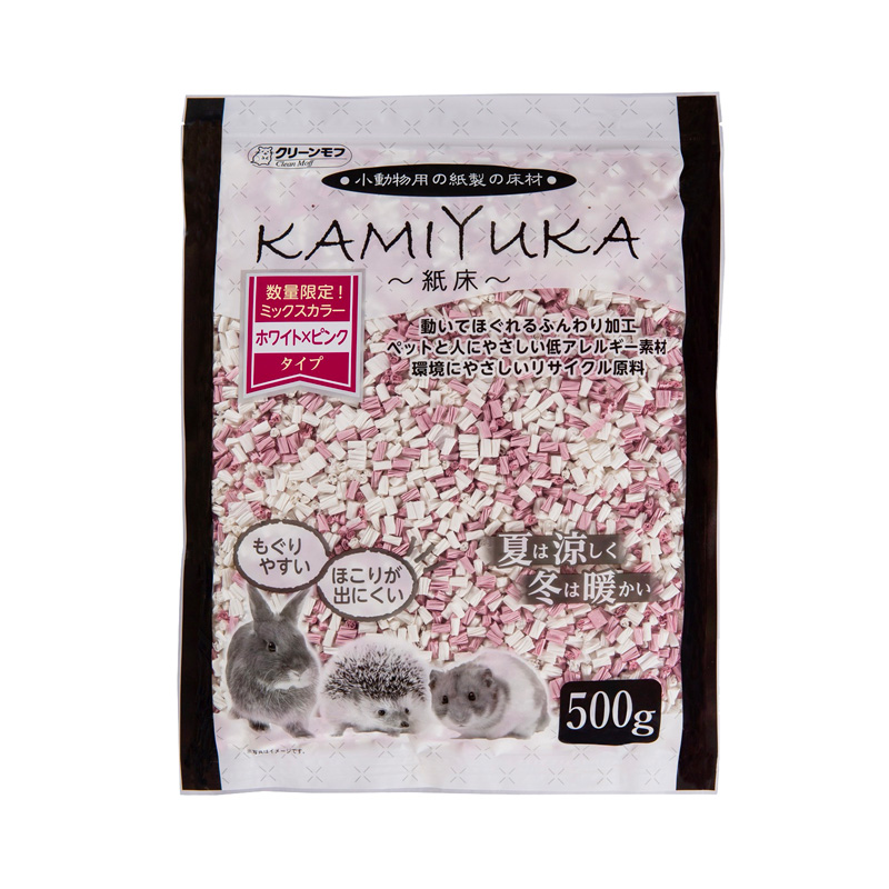 ［シーズイシハラ(直送)］KAMIYUKA～紙床～ ミックスカラー(ホワイト×ピンク) 500g ※メーカー直送 ※発注単位・最低発注数量(混載5ケース以上)にご注意下さい