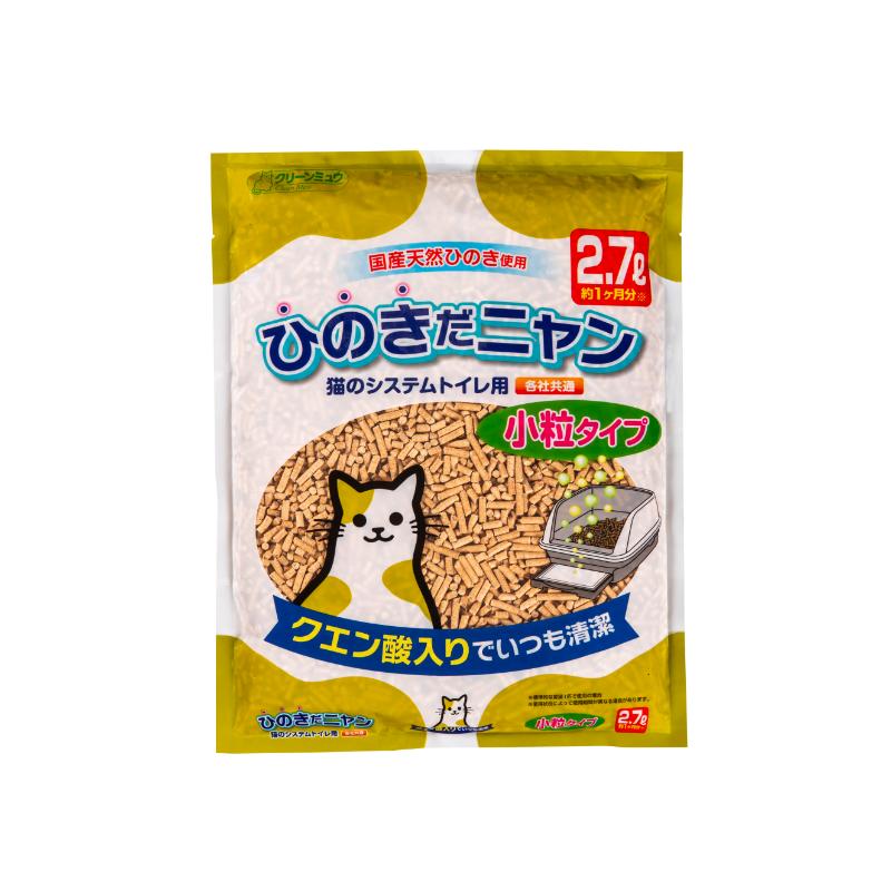 ［シーズイシハラ(直送)］ひのきだニャン クエン酸入り小粒タイプ 2.7L【決算セール】