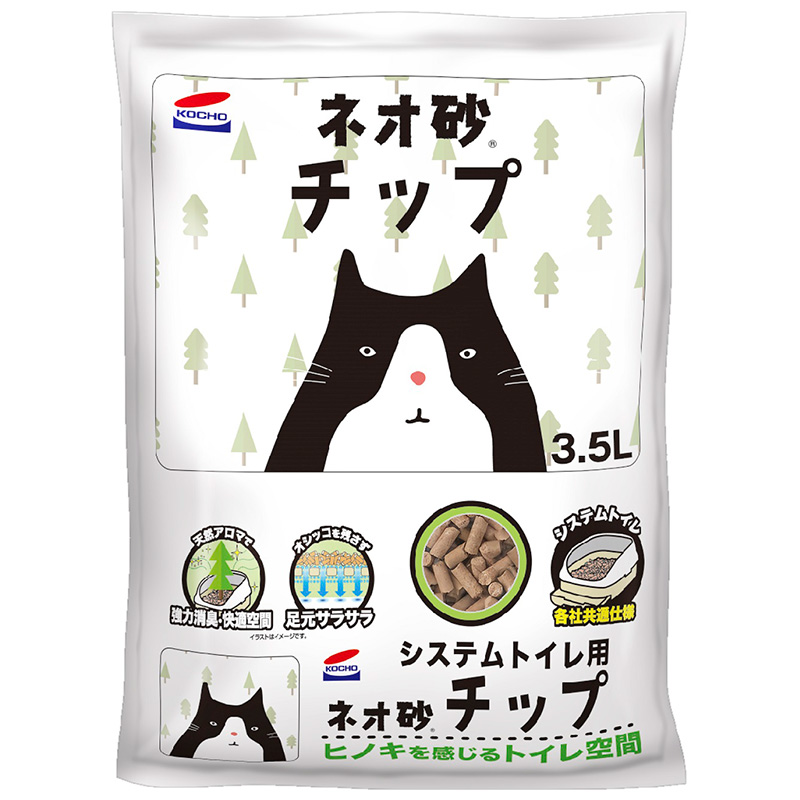 ［コーチョー］システムトイレ用ネオ砂チップ 3.5L