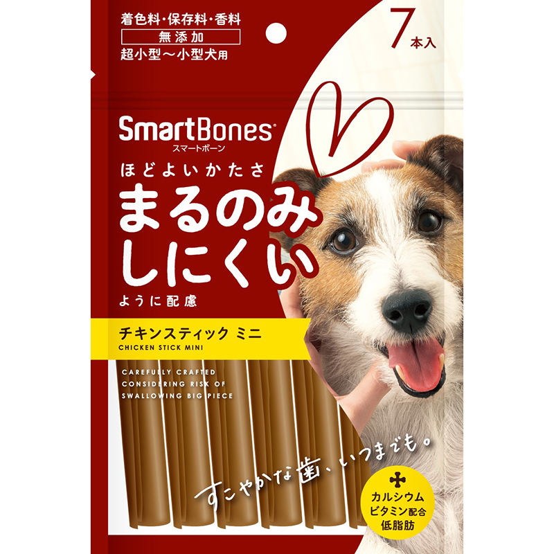 [スペクトラムブランズジャパン] スマートボーン チキンスティック ミニ 7本入 ＜専門店商材＞ ●通販サイト掲載販売不可