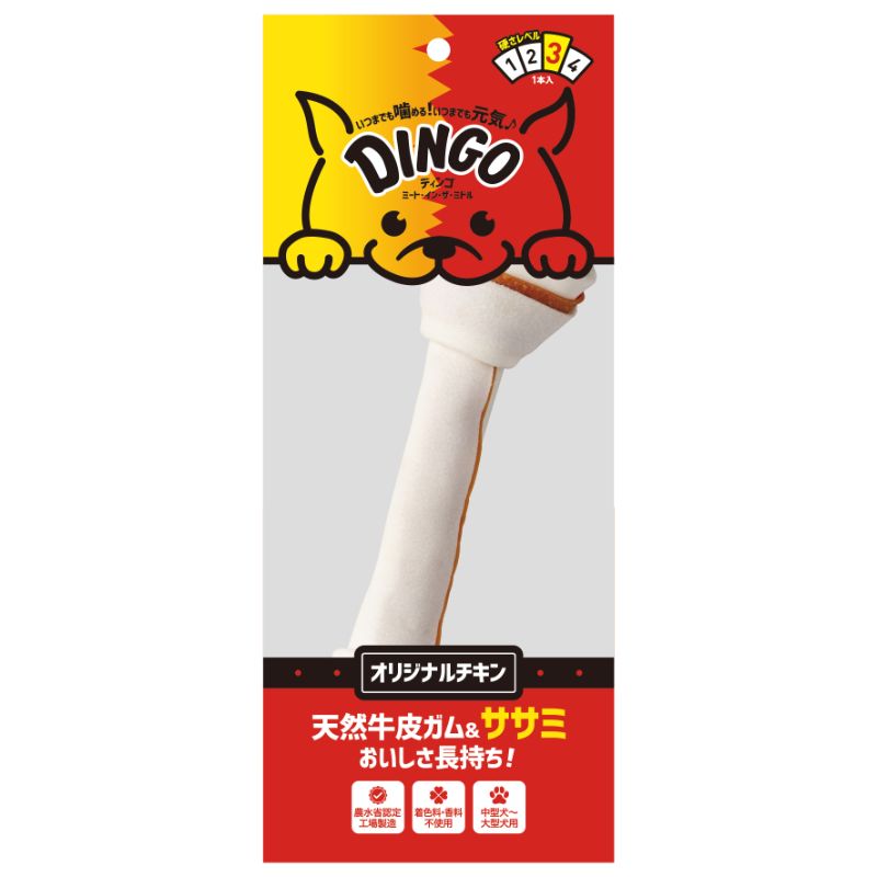 [スペクトラムブランズジャパン] DINGO ディンゴ ミート・イン・ザ・ミドル オリジナルチキン L 1本入 Ｎ
