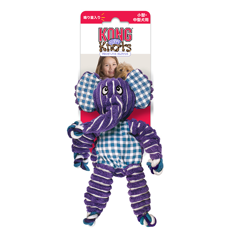 ［スペクトラムブランズジャパン］KONG コングフロッピーノット エレファント M
