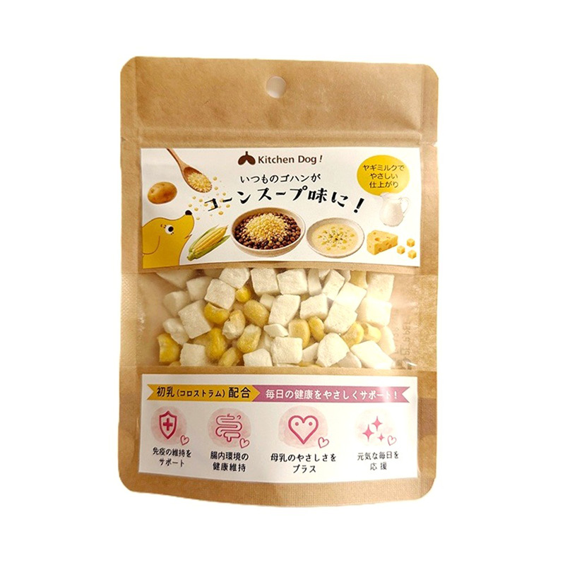 ［日本ビール(直送：常温)］Kitchen Dog! いつものゴハンがコーンスープ味に！ 28g