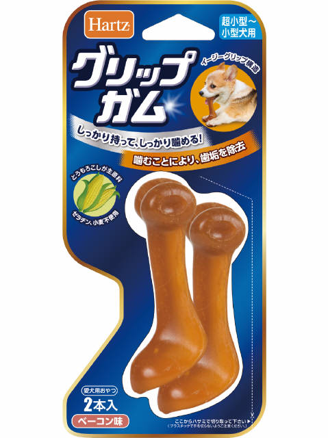 [住商アグロ] Hartz ハーツ グリップガム 超小型～小型犬用 2本入　
