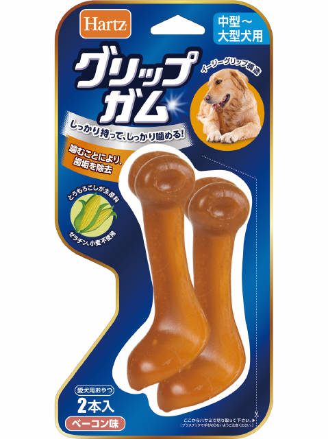 [住商アグロ] Hartz ハーツ グリップガム 中型～大型犬用 2本入　