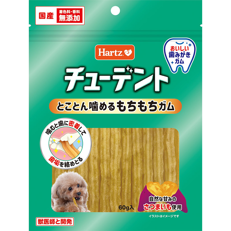 ［住商アグロ］チューデント とことん噛めるもちもちガム さつまいも味 60g　