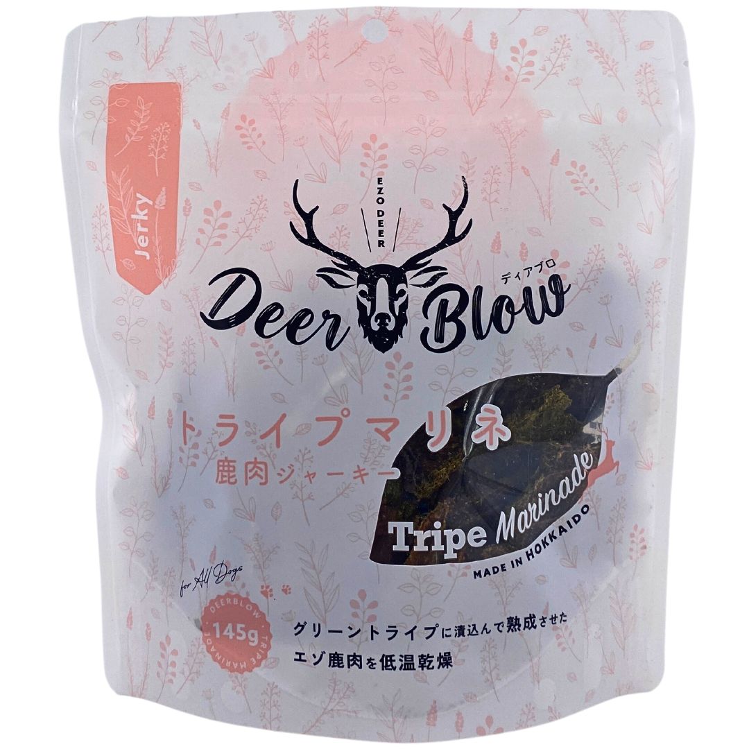 ［リードバディ］ディアブロ トライプマリネ エゾ鹿肉ジャーキー 145g