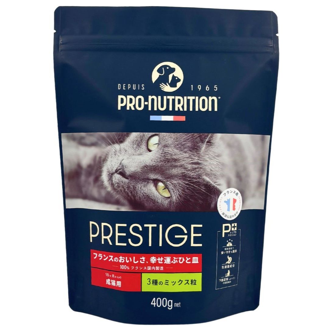 ［リードバディ］プレスティージ 猫用 アダルト 3種のミックス粒 400g