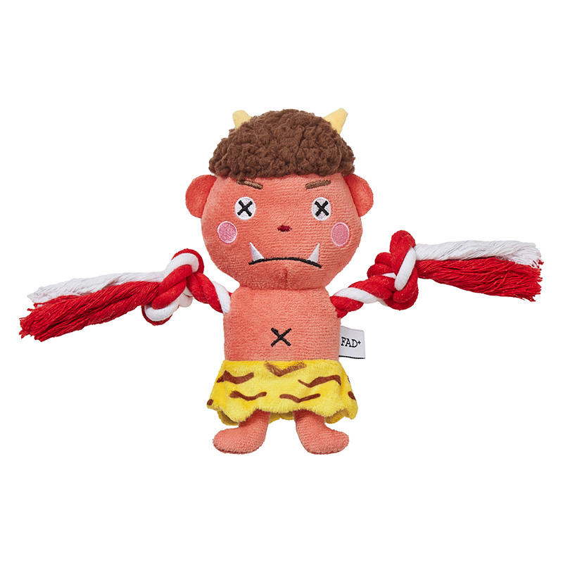 ［ダッドウェイ］プラッシュトイ・ウィズロープ アカオニ ●通販サイト掲載販売不可＜専門店商材＞