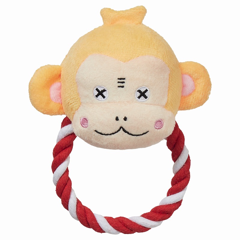 ［ダッドウェイ］プラッシュトイ・ウィズロープ リング サル ●通販サイト掲載販売不可＜専門店商材＞