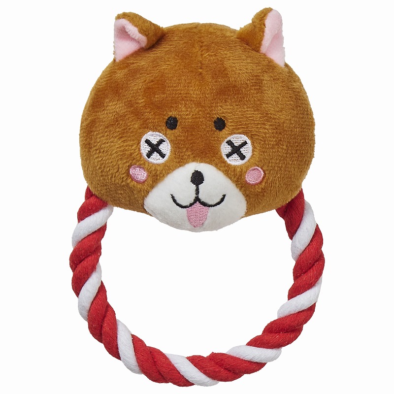 ［ダッドウェイ］プラッシュトイ・ウィズロープ リング イヌ ●通販サイト掲載販売不可＜専門店商材＞
