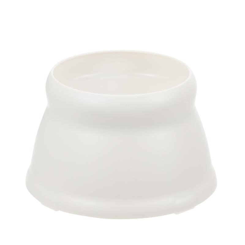 ［リッチェルアウトレット(直送)］エコル こぼれにくい脚付ディッシュ S ホワイト／ 1ケース(30点)