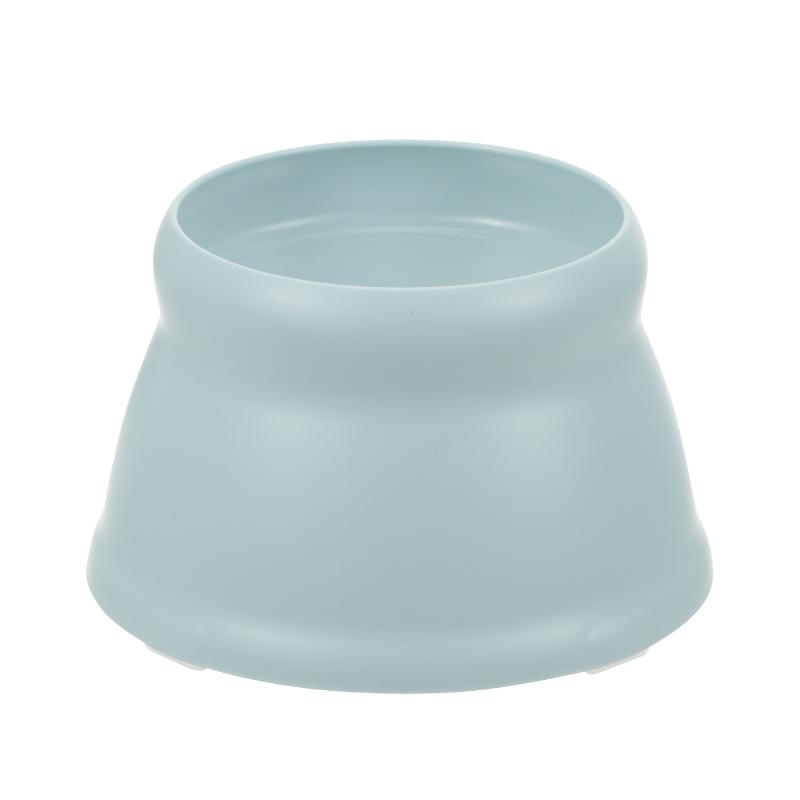 ［リッチェルアウトレット(直送)］エコル こぼれにくい脚付ディッシュ S ブルー／ 1ケース(30点)