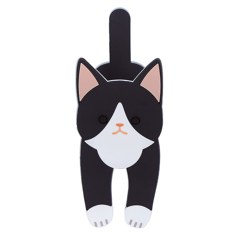 ［東洋ケース］マグネットフッククリップ05ハチワレ