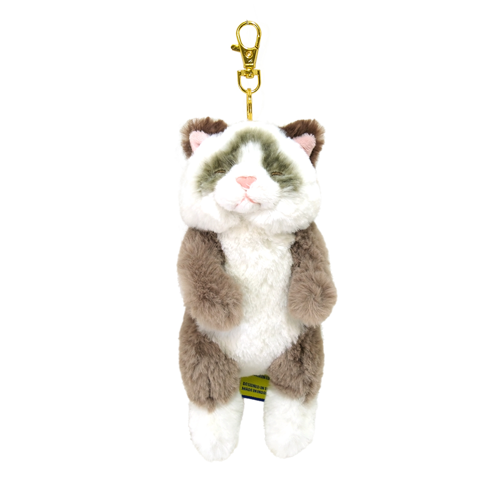 ［サンレモン］ひざねこ すやすや キーチェーン ラグドール GYBR