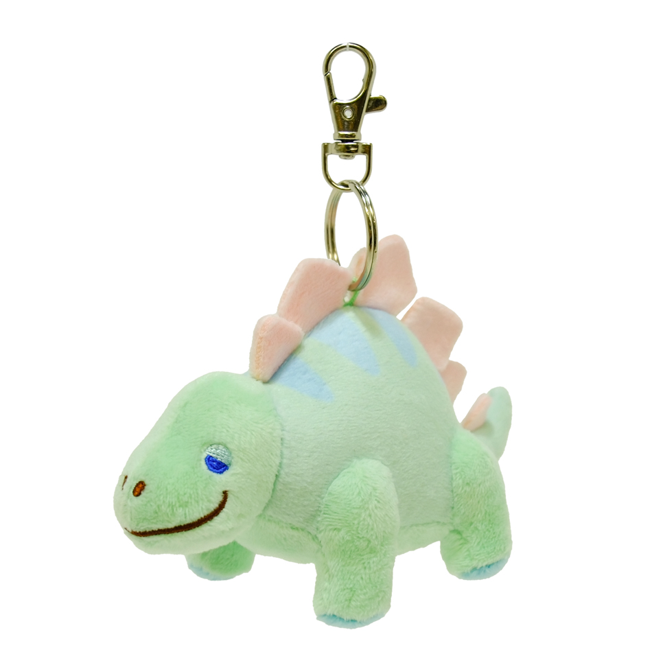［サンレモン］フラッフィーズ レインボー キーチェーン ステゴサウルス