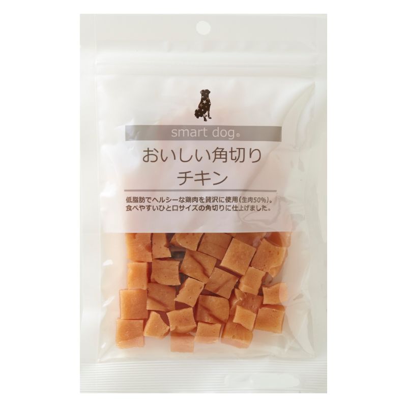 ［アニマライフペットケア］スマートドッグ おいしい角切りチキン 130g ※通販サイト掲載販売不可＜専門店商材＞