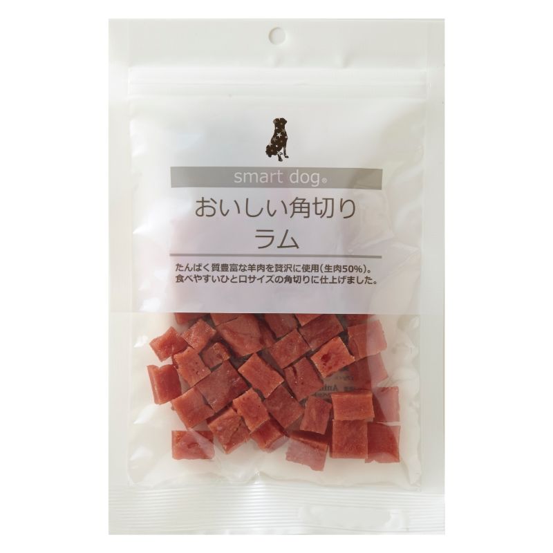 ［アニマライフペットケア］スマートドッグ おいしい角切りラム100g ※通販サイト掲載販売不可＜専門店商材＞