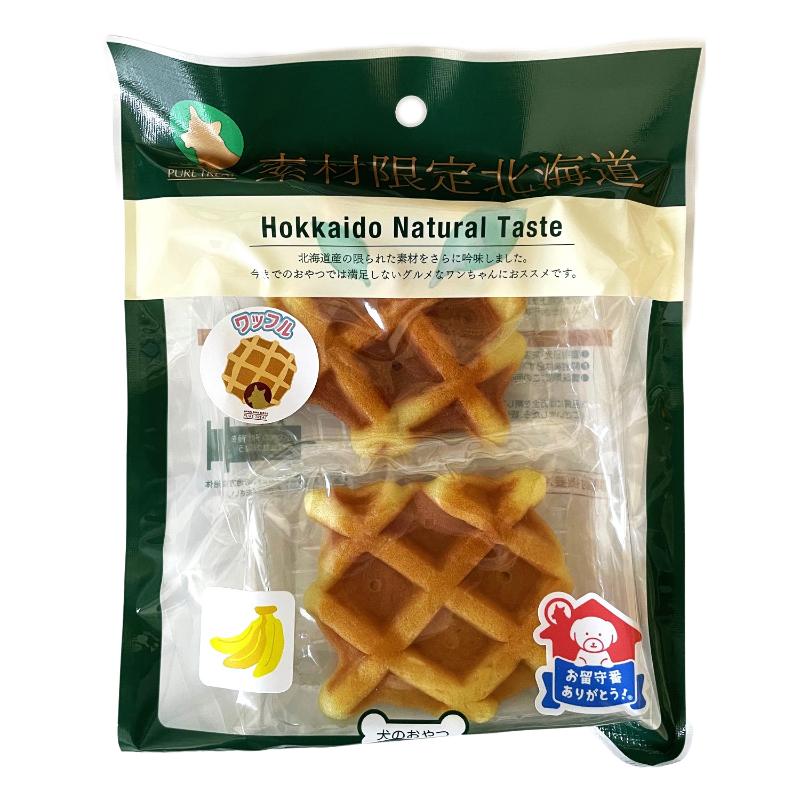 ［チュチュドットコム］手作りワッフル バナナ味 2枚入