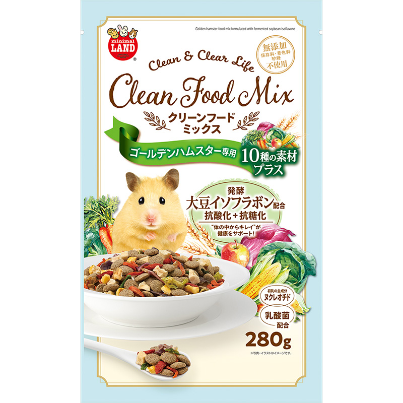 マルカン] クリーンフードミックス ゴールデンハムスター専用 280g