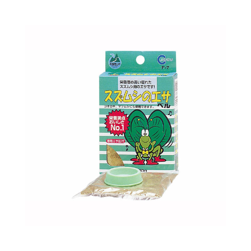 ［マルカン(直送)］ スズムシのエサ(エサ皿付) 30g(エサ皿付) ※メーカー直送となります。※発注単位・最低ご購入金額にご注意下さい