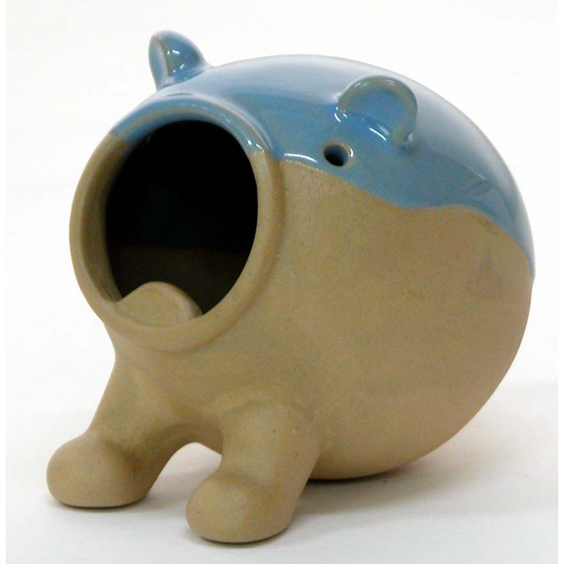 ［三晃商会］素焼きの爪とぎ・砂浴びハウス