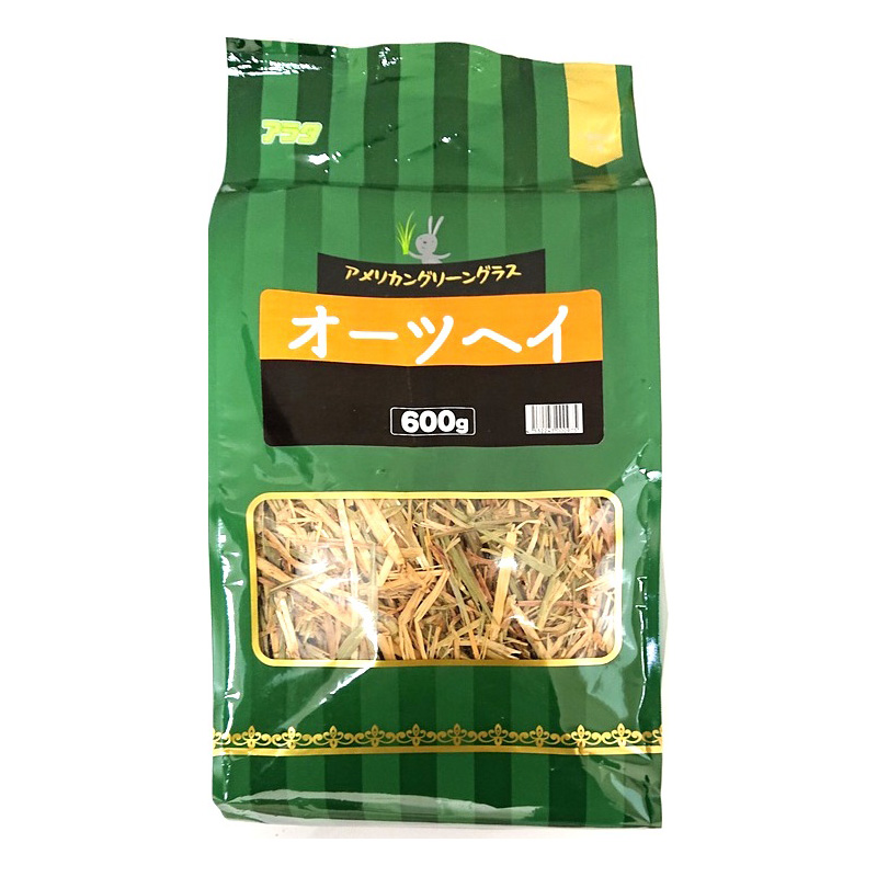 【アウトレット】［アラタ］アメリカングリーングラスオーツヘイ 600g