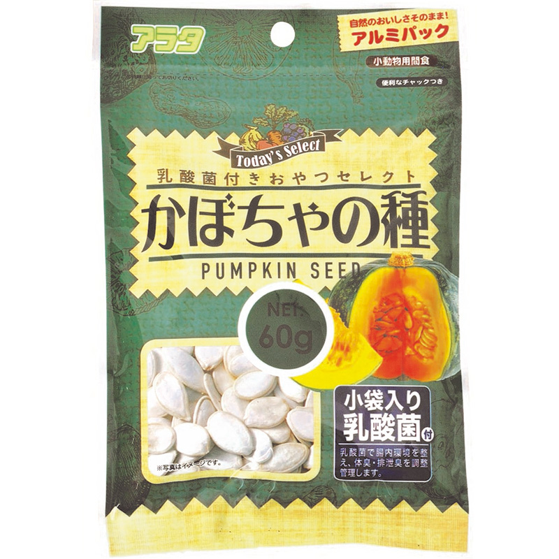 ［アラタ］乳酸菌付きおやつセレクト かぼちゃの種 60g