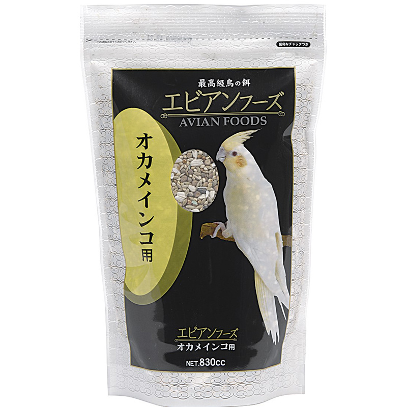 [アラタ] エビアンフーズ オカメインコ 830cc
