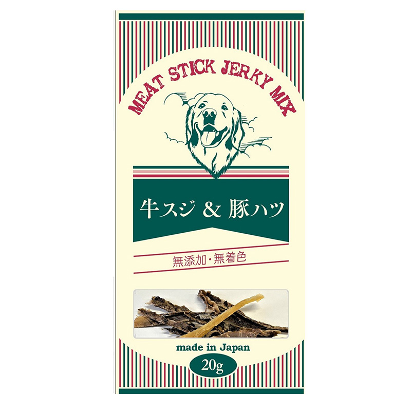 ［アラタ］Meat Stick Jerky Mix 牛スジ＆豚ハツ 20g