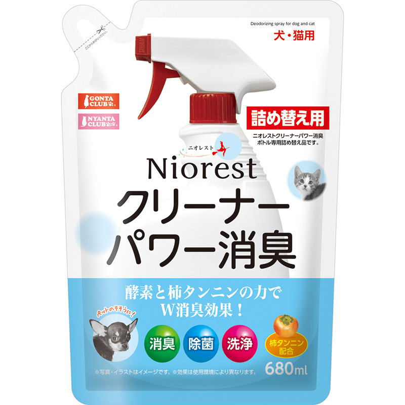 ［マルカン］ニオレストクリーナーパワー消臭詰め替え用 680ml