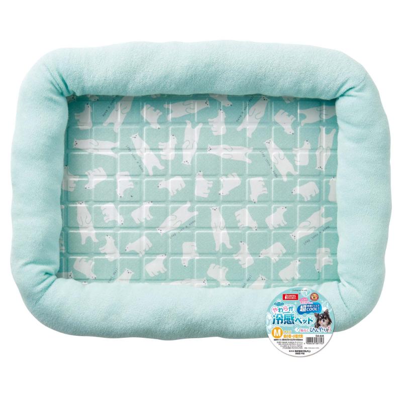 ［マルカン］白クマさんのやわらか冷感ベッド M