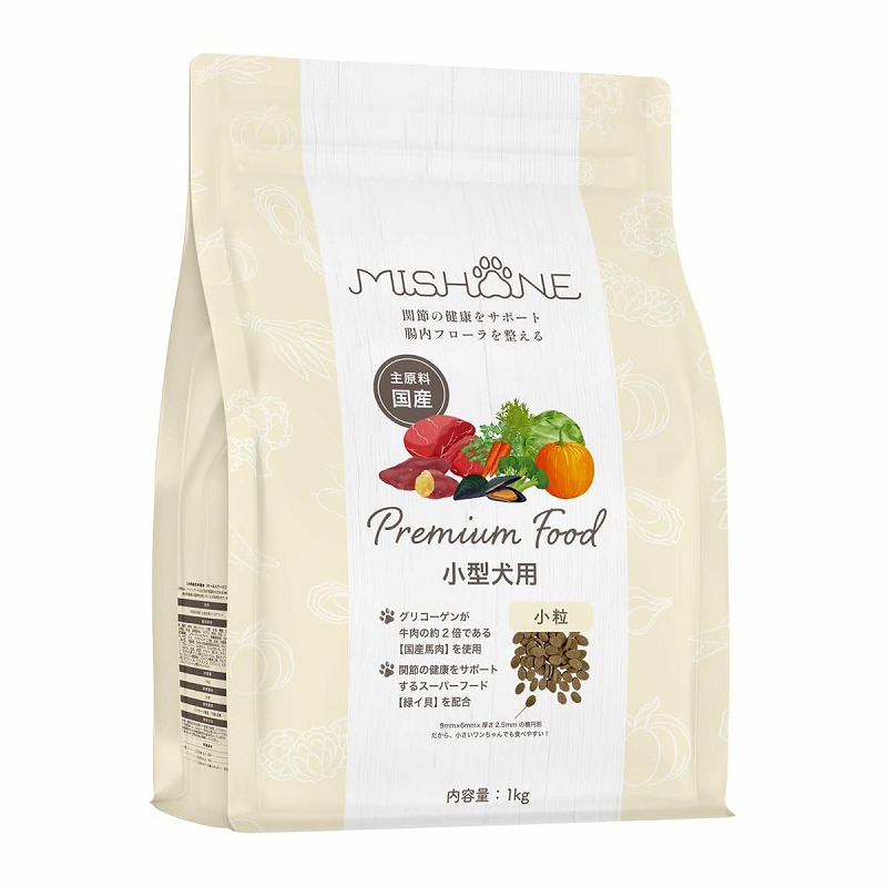 ［ミシュワン］MISHONE 小型犬用 プレミアムドッグフード 1kg ●通販サイト掲載販売不可＜専門店商材＞