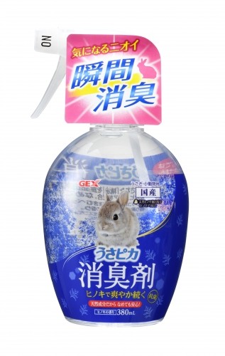 [ジェックス] うさピカ 消臭剤 ヒノキの香り 380ml