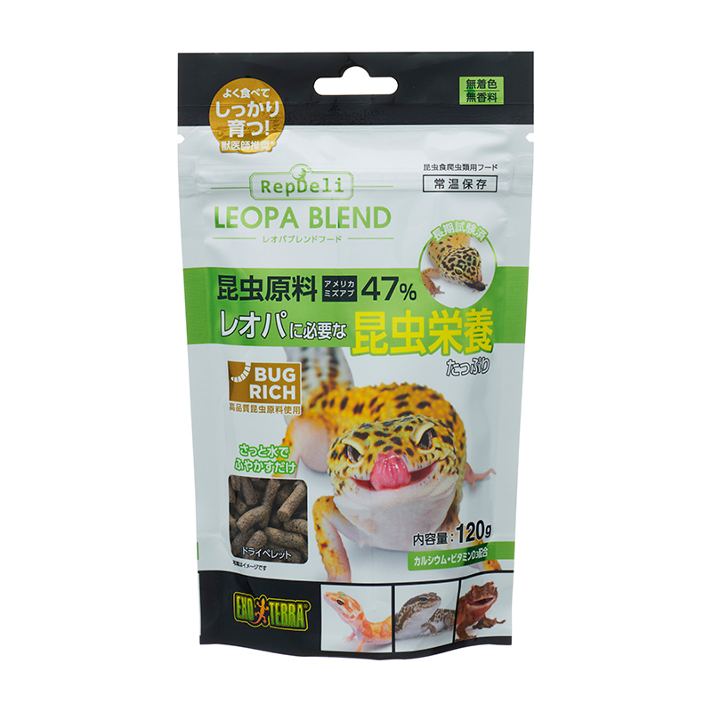 ［ジェックス］レオパブレンドフード 120g