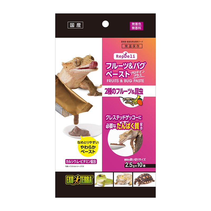 ［ジェックス］RepDeli フルーツ＆バグペースト プロテインプラス 2.5g×10本