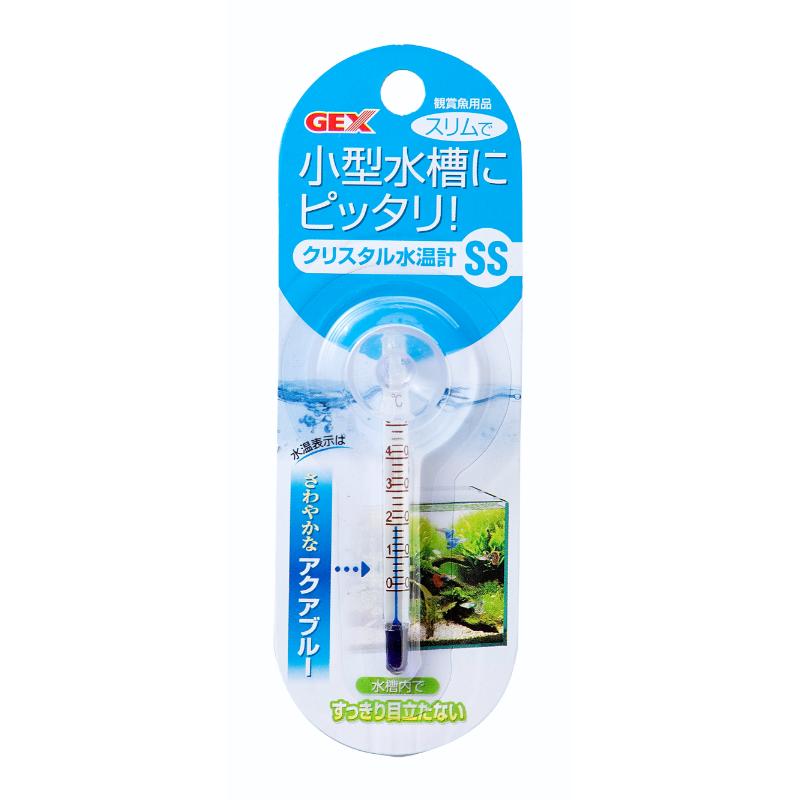 ［ジェックス］クリスタル水温計 SS アクアブルー