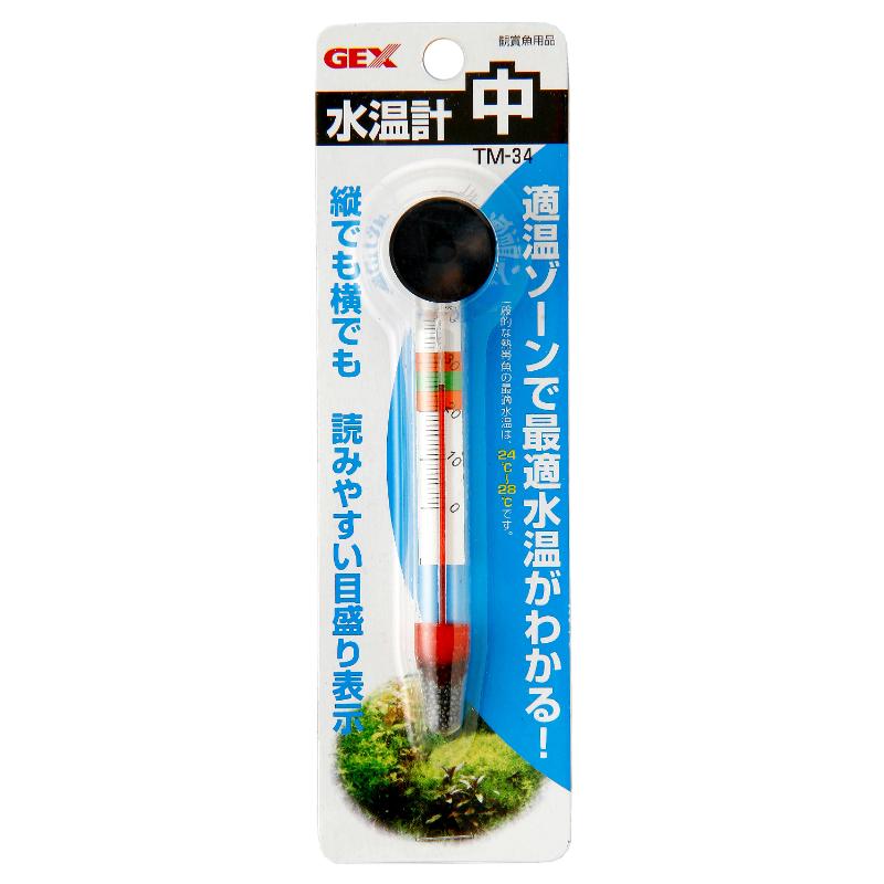 ［ジェックス］水温計 中 TM-34