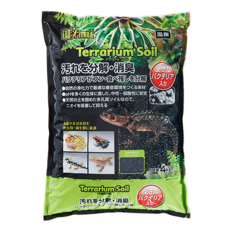 [ジェックス(直送：小動物・観賞魚)] テラリウムソイル 4kg ※メーカー直送となります。※発注単位・最低ご購入金額にご注意下さい