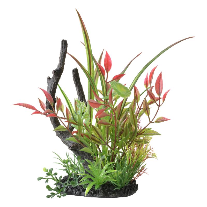 [ジェックス]癒し水景 MIXプランツ ウッド ルドウィジア