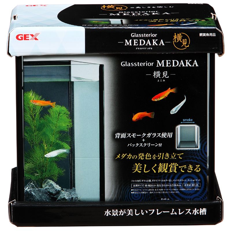 [ジェックス(直送：小動物・観賞魚)] グラステリア メダカ 横見 ※メーカー直送となります。※発注単位・最低ご購入金額にご注意下さい