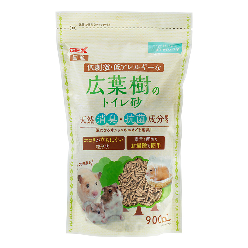 ［ジェックス］広葉樹のトイレ砂 900ml