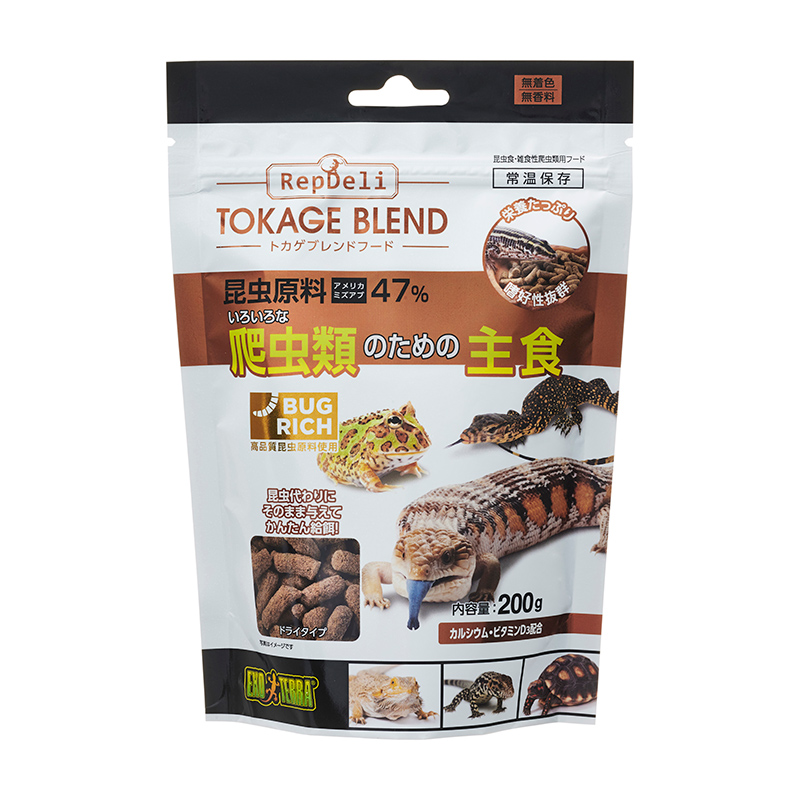 [ジェックス(直送：小動物・観賞魚)] RepDeli トカゲブレンドフード 200g ※メーカー直送となります。※発注単位・最低ご購入金額にご注意下さい　【メーカーフェア】