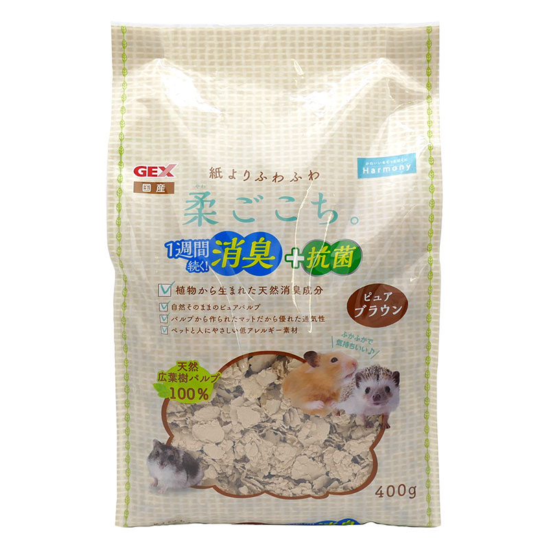 ［ジェックス］柔ごこちピュアブラウン 400g　【3月特価】