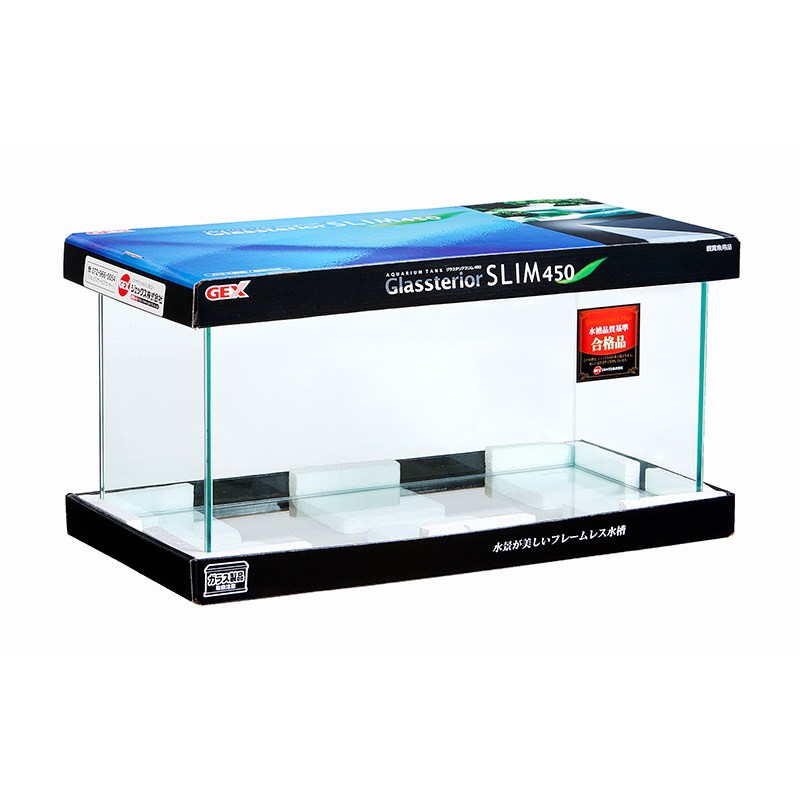 ［ジェックス(直送：小動物・観賞魚)］グラステリア スリム450 水槽 ※メーカー直送となります。※発注単位・最低ご購入金額にご注意下さい