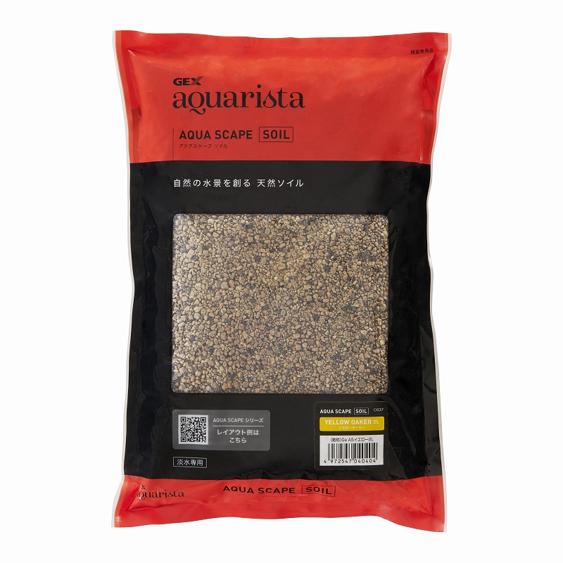 ［ジェックス］AQUA SCAPE SOIL イエローオーカー 2L