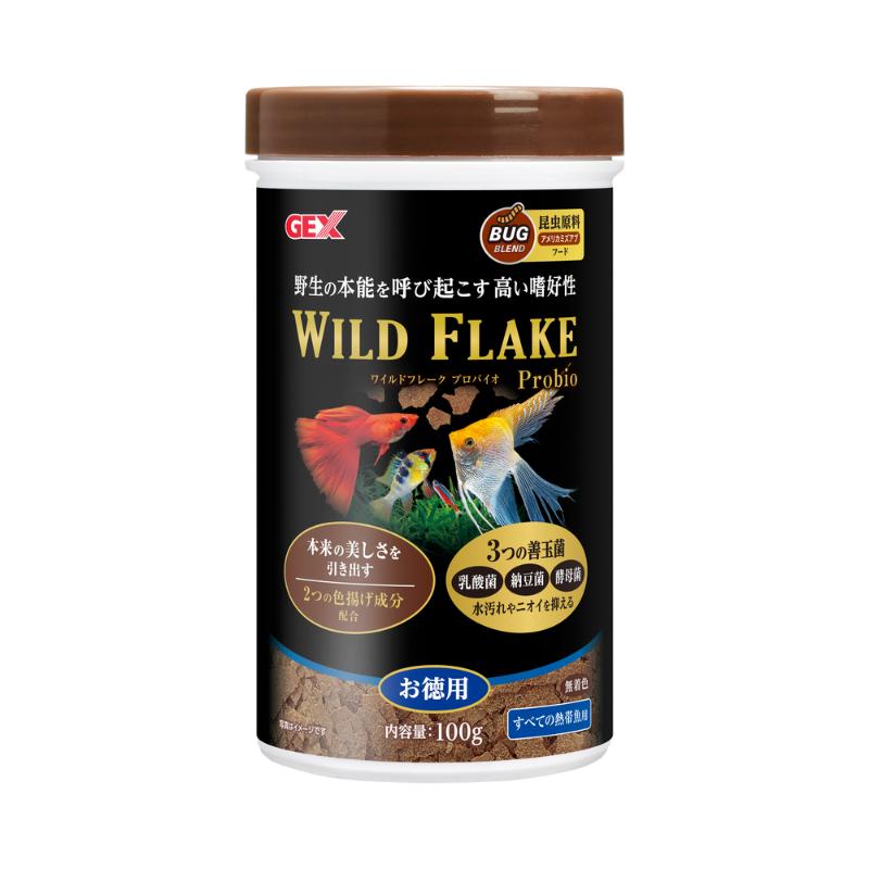 ［ジェックス］ワイルドフレーク プロバイオ 100g
